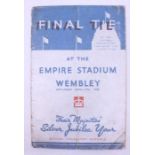 F.A. Cup: A 1935 F.A. Cup Final programme, Sheffield Wednesday v West Bromwich Albion, 27th April