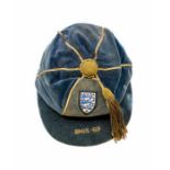 England Cap: An England Under-23 International Cap, awarded to Allan Clarke, for the game against