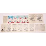 Midlands Interest: A collection of assorted 1940s football programmes comprising Midlands interest