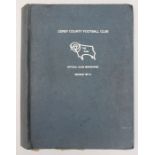 Derby County: A Derby County binder, comprising The Ram newspaper, 1971-72 season, No. 1, 3-30 and