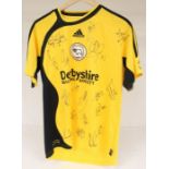 Derby County: A signed Derby County 2007-08 Limited Edition away shirt, No. 0520/2000. Signed by