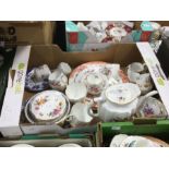 Royal Crown Derby Posie tea set with other Posie items along with Royal Crown Derby Old Avesbury and