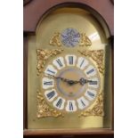 A contemporary 'Tempus Fugit' long case clock, marked ecs Westminster Germany