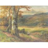 George Turner (1843-1910), By The Woodside to Bettws-y-Coeds, oil on canvas, signed, titled and