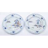 A pair of Nanking Cargo Chinese plates