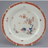 An eighteenth century Bow porcelain plate decorated with the Two Quails pattern, c. 1756-58.  21