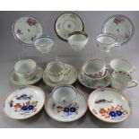 A group of late eighteenth, early nineteenth century Newhall tea wares , c. 1790-1810. To include: a