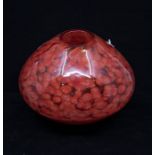 ***RE-OFFER JAN A/C £30-£40*** A heavy Murano glass bowl with red 'Millefiori' type pattern to the