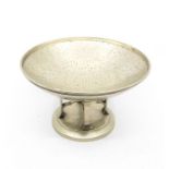 An Arts & Crafts hammered pewter bowl in the Liberty & Co style