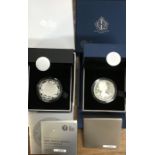Royal Mint Silver Proof Piedfort £5 coins in Original Case with Certificate, includes 2013 Prince