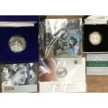 ***No Lot*** Royal Mint Silver Proof Coins in Original Cases with Certificates, includes 2006