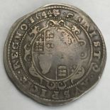 Charles I 1644 Crown Exeter mm Rose. approx 28.5g.