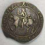 Charles I, 1645 Crown, Exeter mm Castle.  approx 28.8g. Condition, High grade with slight wear to