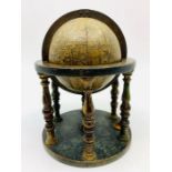 A 16th-century terrestrial globe by, or a derivative of, Francois Demongenet (active 1550-60). 12