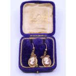 Cameo earrings