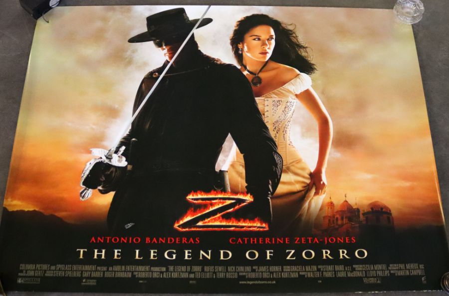 A vintage movie poster 'The Mask Of Zorro' (1998)