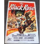 A vintage movie poster 'Black Rose' (2018)