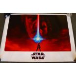 A vintage movie poster 'Star Wars - Last Jedi' (2017)