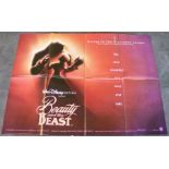 A vintage movie poster 'Beauty & The Beast' (1991)