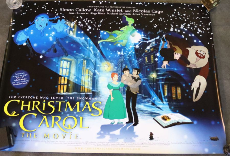 A vintage movie poster 'Christmas Carol' (2008)