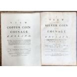 Original 1762 Coin reference books ‘A View of the Silver coin and coinage of England’ & ‘A View of