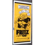 A vintage movie poster 'Fritz the Cat' (1972)