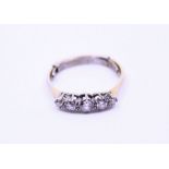 5 stone diamond ring