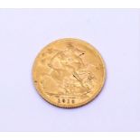 Gold sovereign 1910