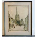 An L S Lowry SIGNED Print with paperwork