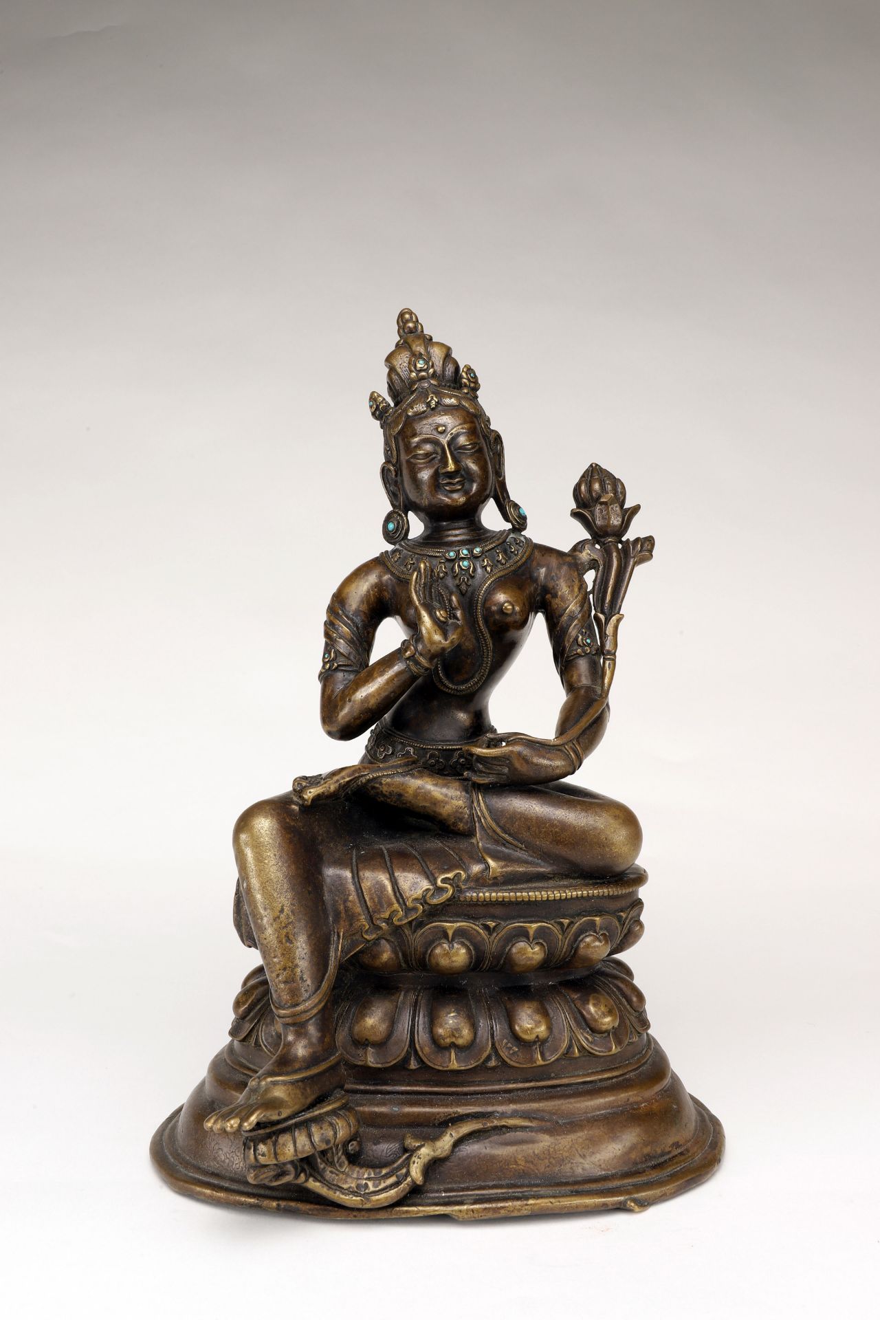 LARGE SITTING GREEN TARA - Image 2 of 3