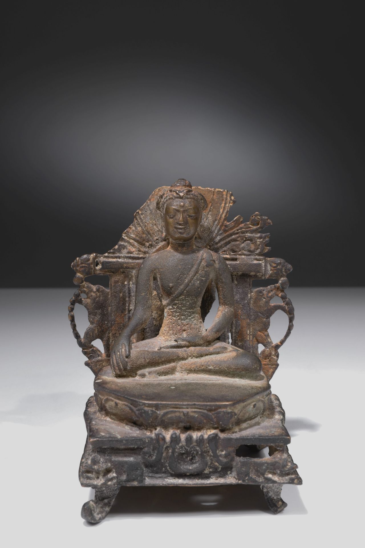 BUDDHA ON THRONE - Image 2 of 2