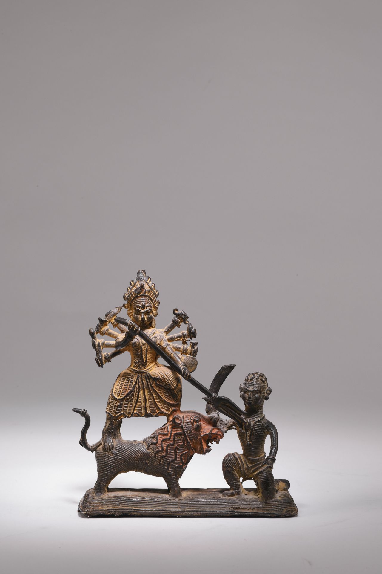 DURGA SLAYING THE DEMON MAHISHASURA - Image 2 of 2