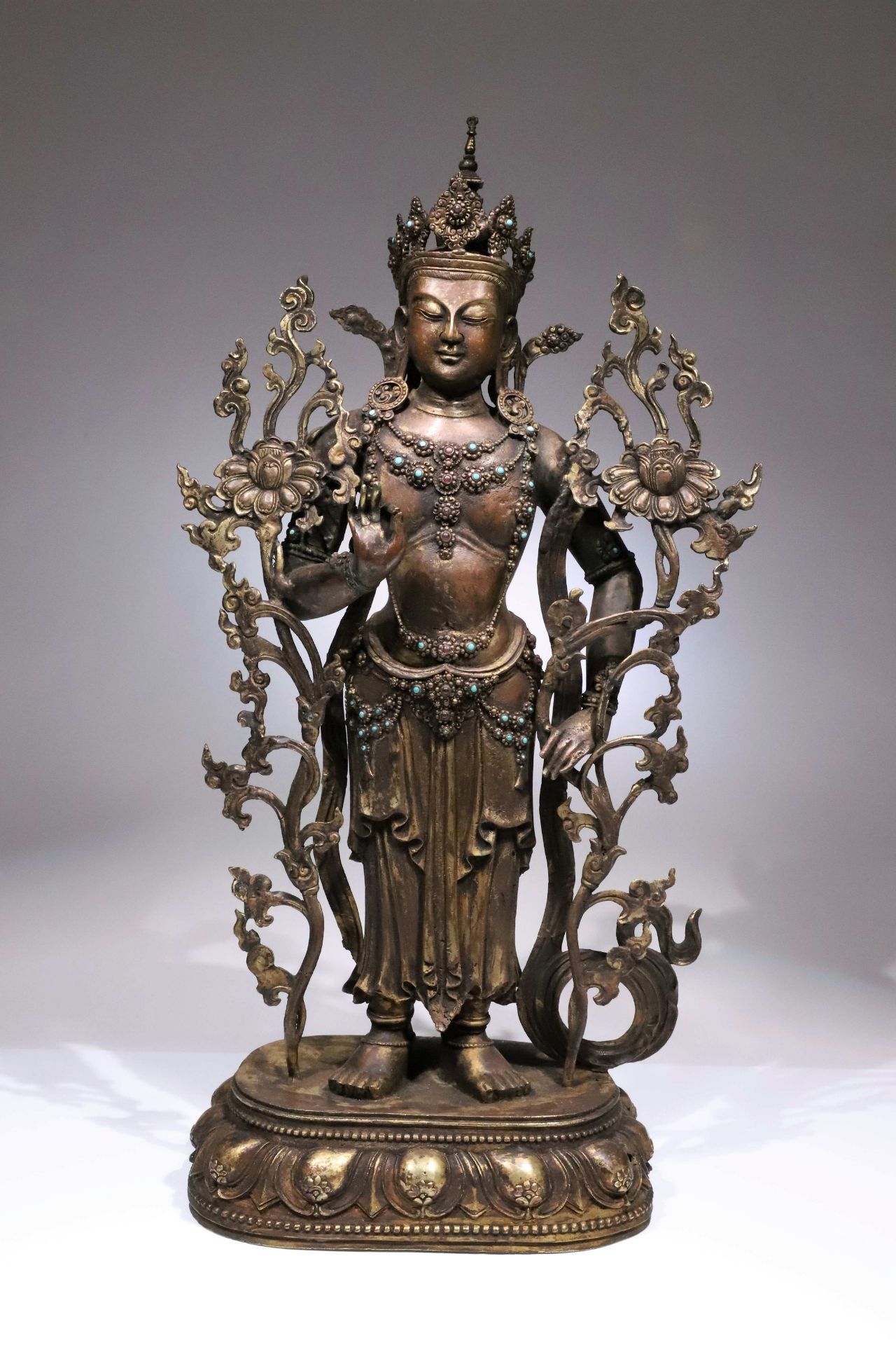 LARGE STANDING AVALOKITESHVARA - Image 2 of 3