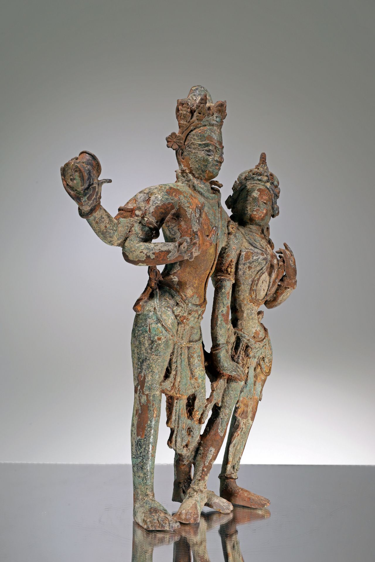 STANDING SHIVA AND PARVATI - Image 2 of 3