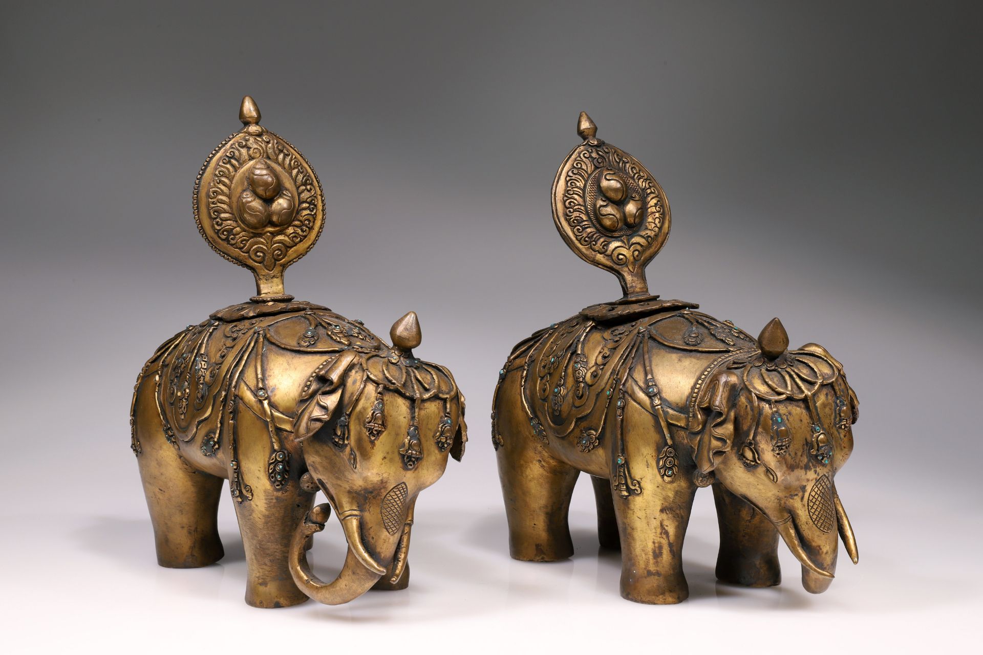 PAIR OF ELEPHANTS