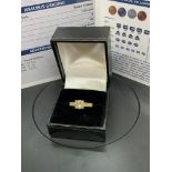 W.G.I CERTIFICATED 1.02ct H/SI2 BRILLIANT CUT DIAMOND RING- 18k GOLD