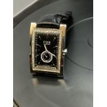 FRED 1.50ct G/VS DIAMOND SET AUTOMATIC WATCH - 33mm x 51mm