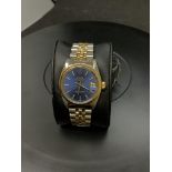 ROLEX 31mm TWO TONE WATCH WITH PLEXI GLASS