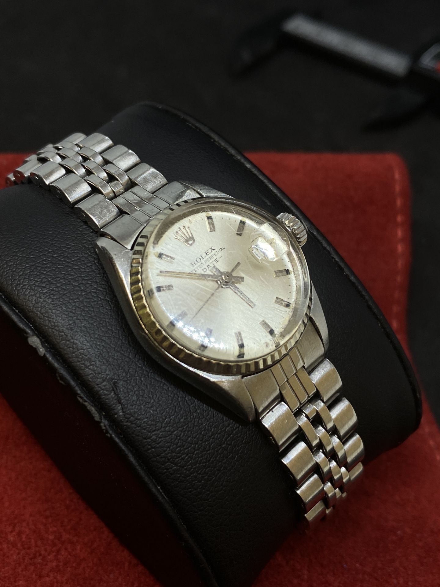 LADIES WHITE GOLD & STEEL ROLEX WATCH - Image 2 of 12