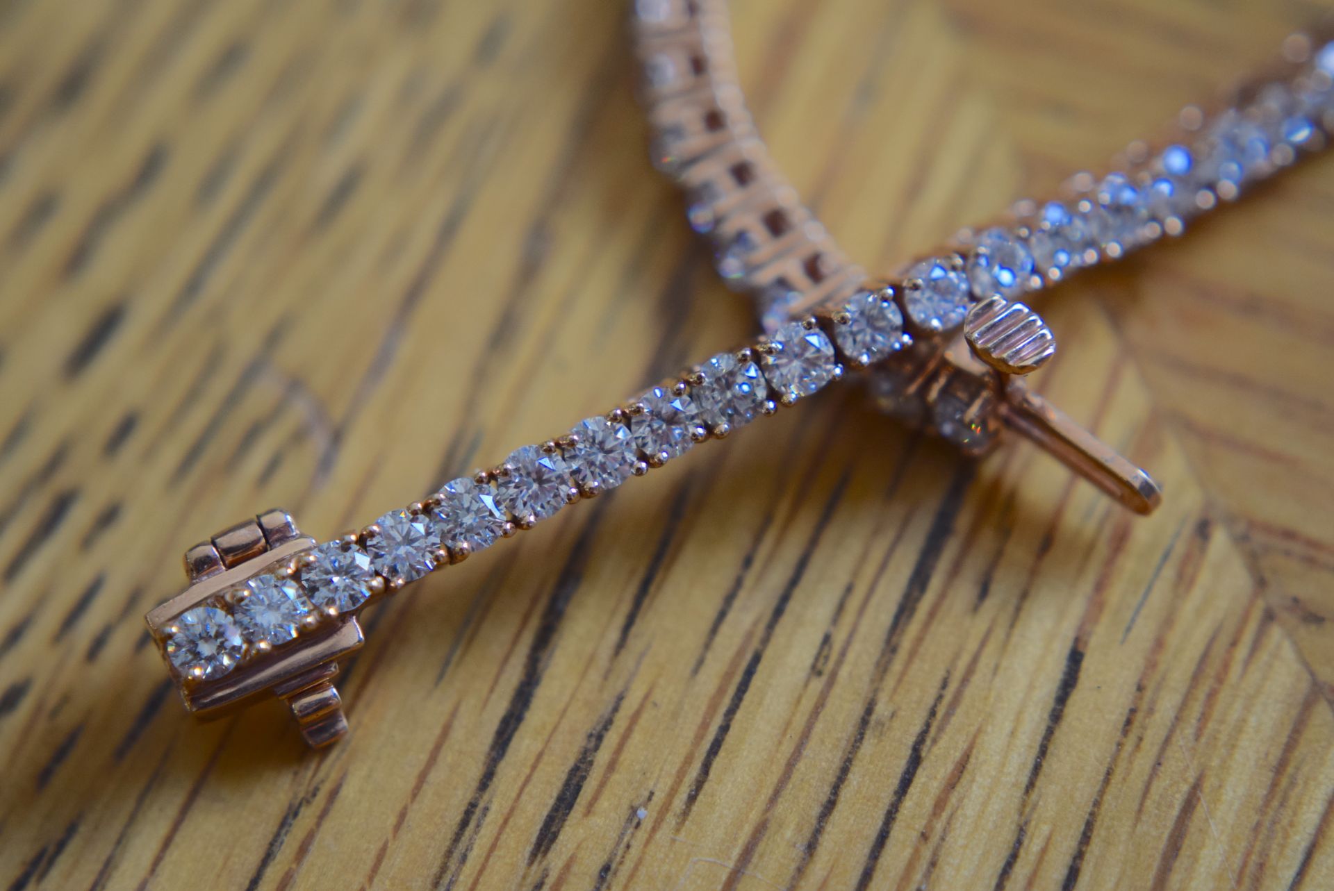 5ct Diamond (Approx) 18k Rose Gold Bracelet - Image 5 of 7