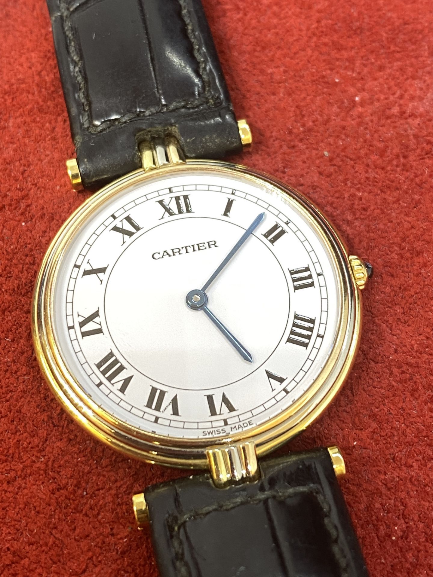 CARTIER 18k WATCH