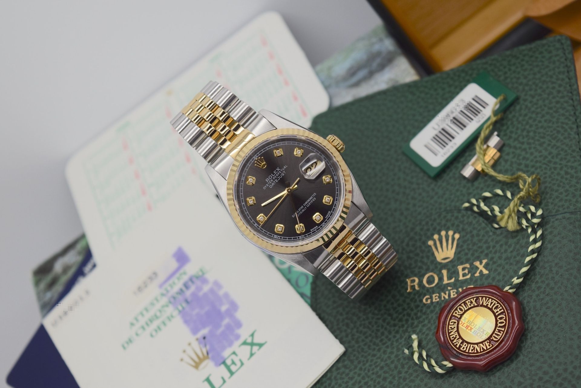 Full Set / Rolex Ref. 16233 Datejust *HD VIDEO INCLUDED* - 36mm, 18ct Yellow Gold/ Steel - Image 8 of 22