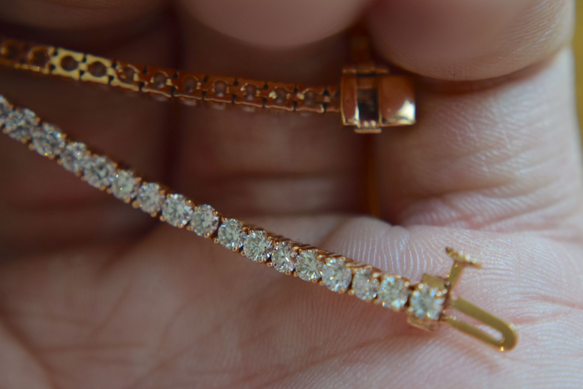 5ct Diamond (Approx) 18k Rose Gold Bracelet - Image 3 of 7