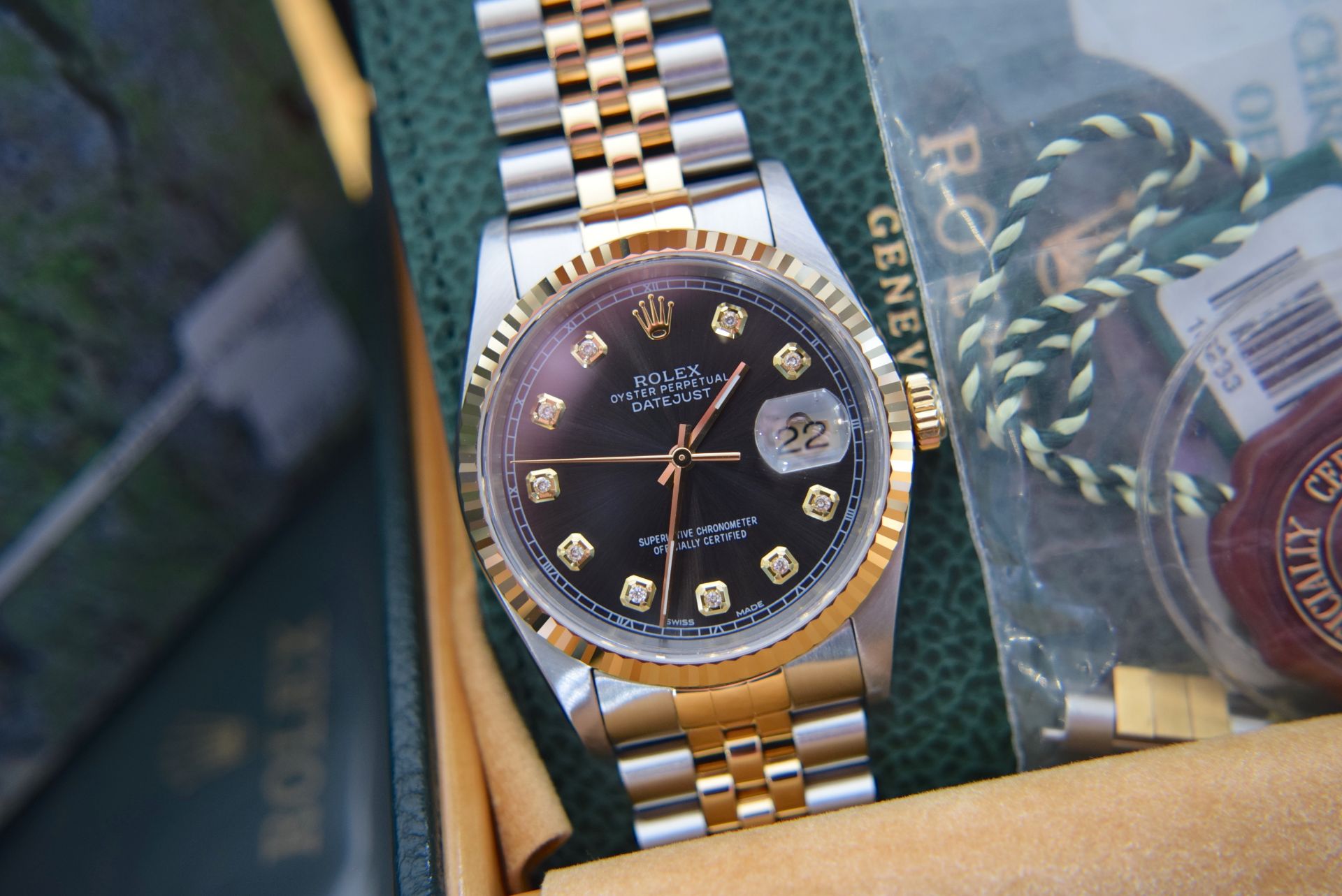 Full Set / Rolex Ref. 16233 Datejust *HD VIDEO INCLUDED* - 36mm, 18ct Yellow Gold/ Steel