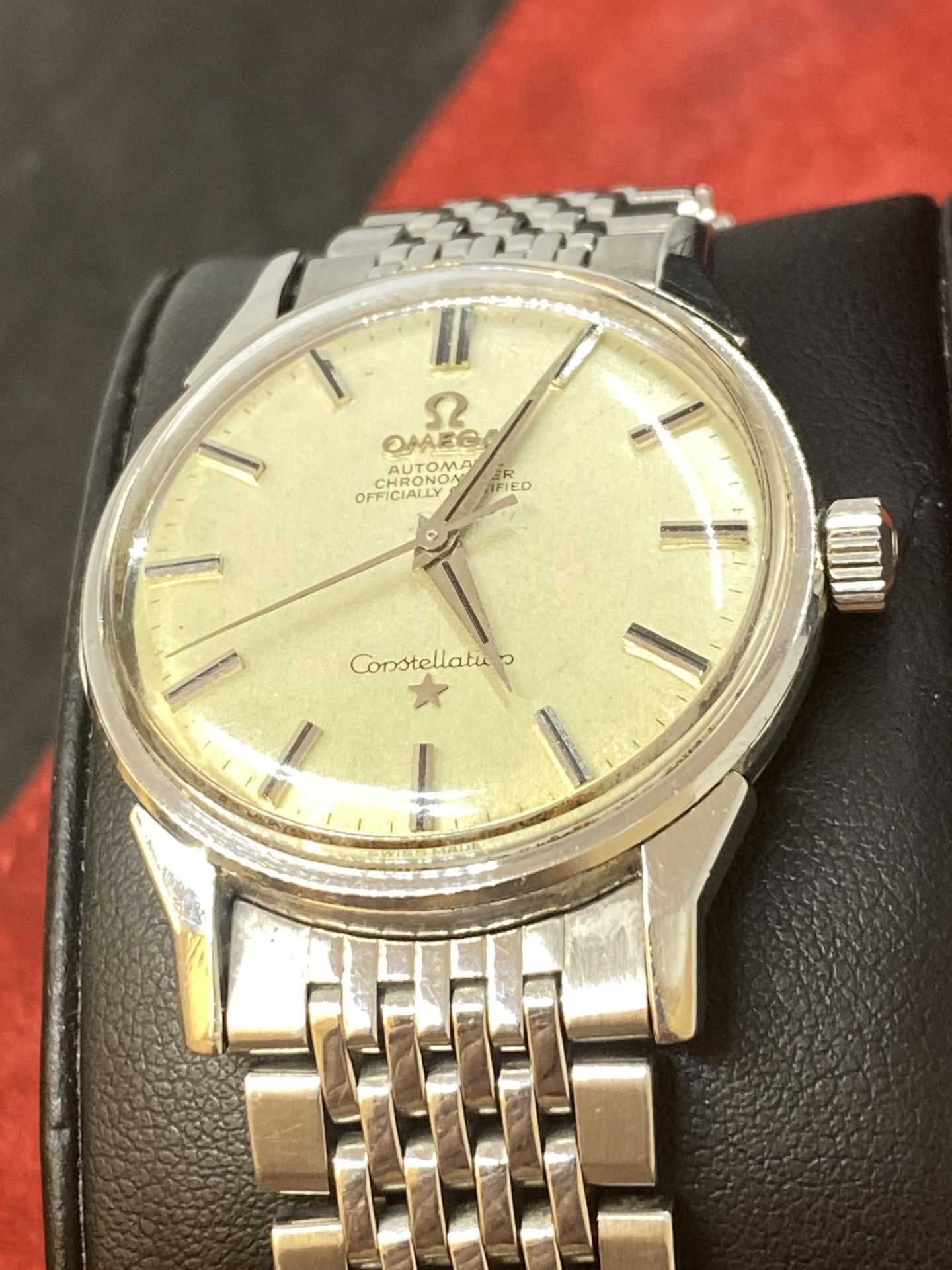 OMEGA AUTOMATIC CHRONOMETER WATCH - Image 3 of 8