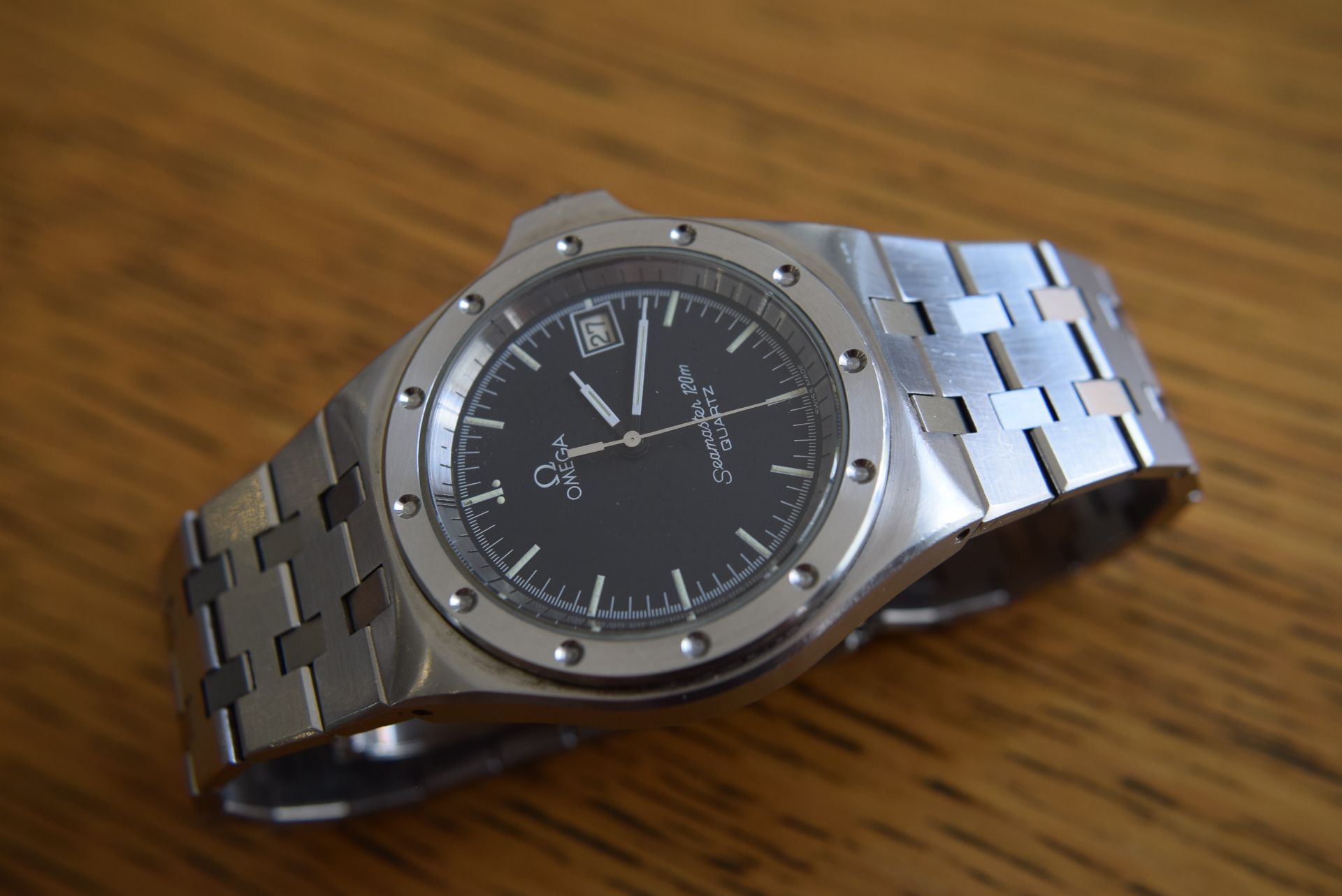 Omega Seamaster Stainless Steel Watch - Image 6 of 7