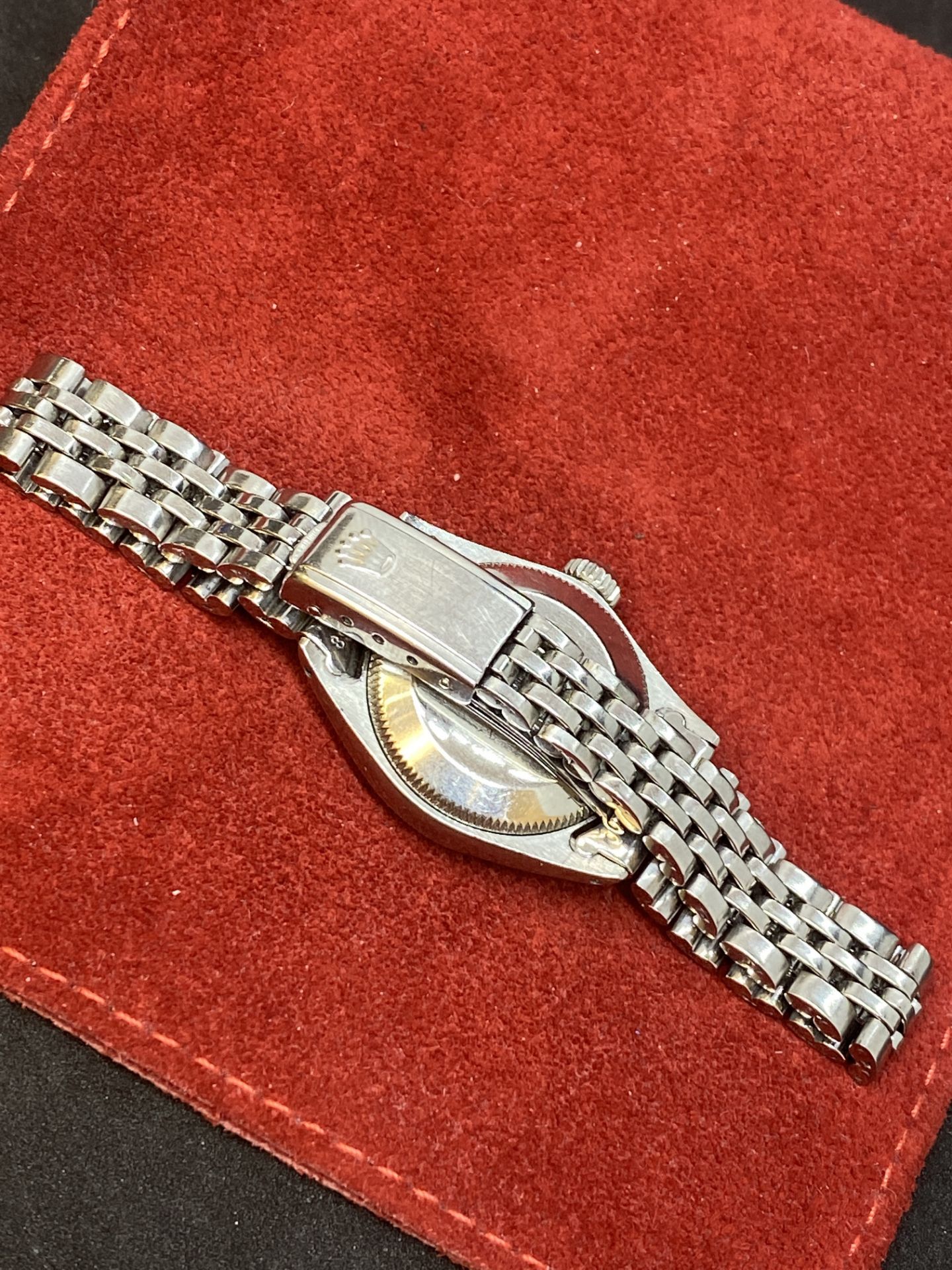 LADIES WHITE GOLD & STEEL ROLEX WATCH - Image 12 of 12