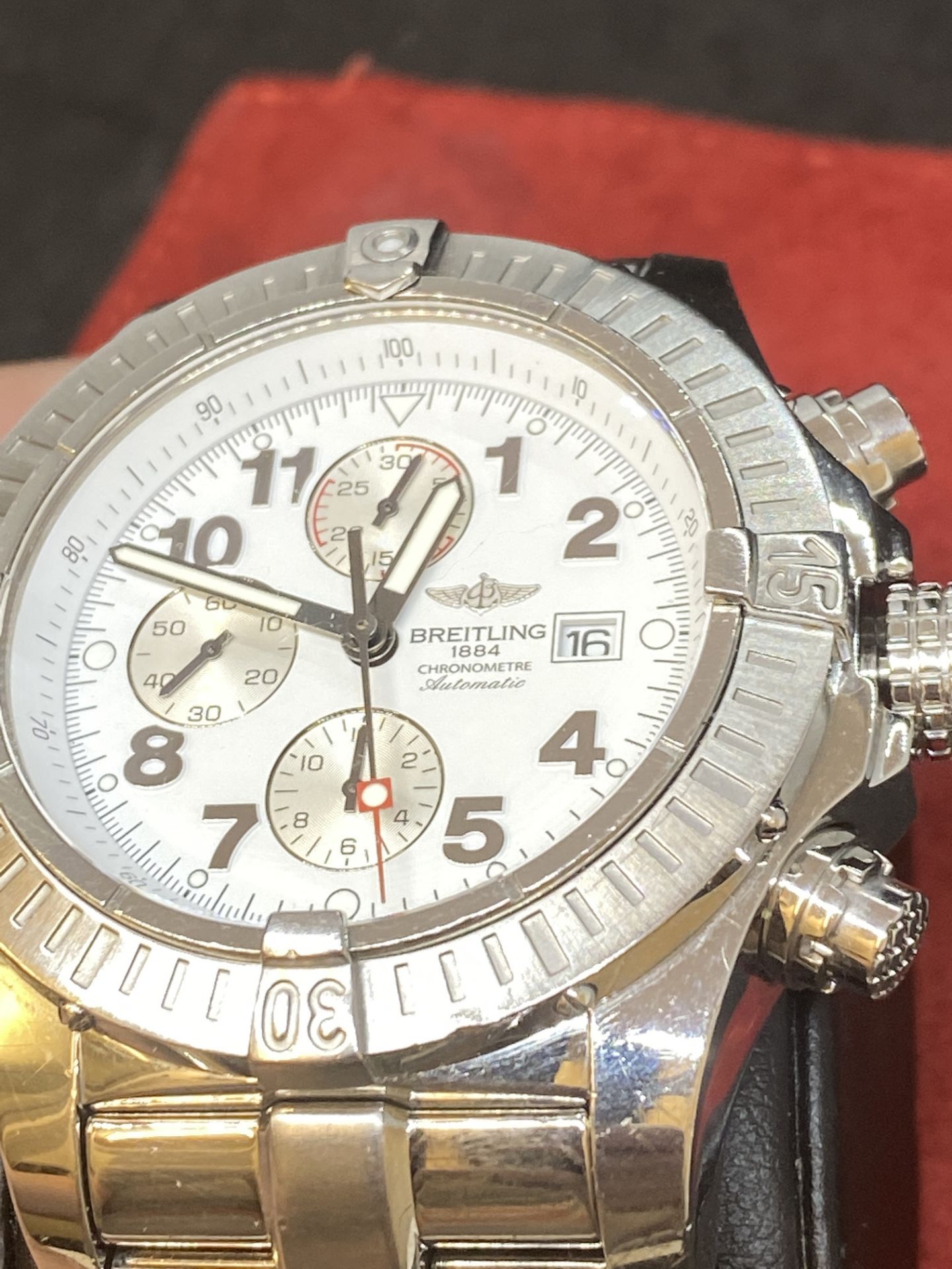 BREITLING CHRONO WATCH - Image 7 of 10