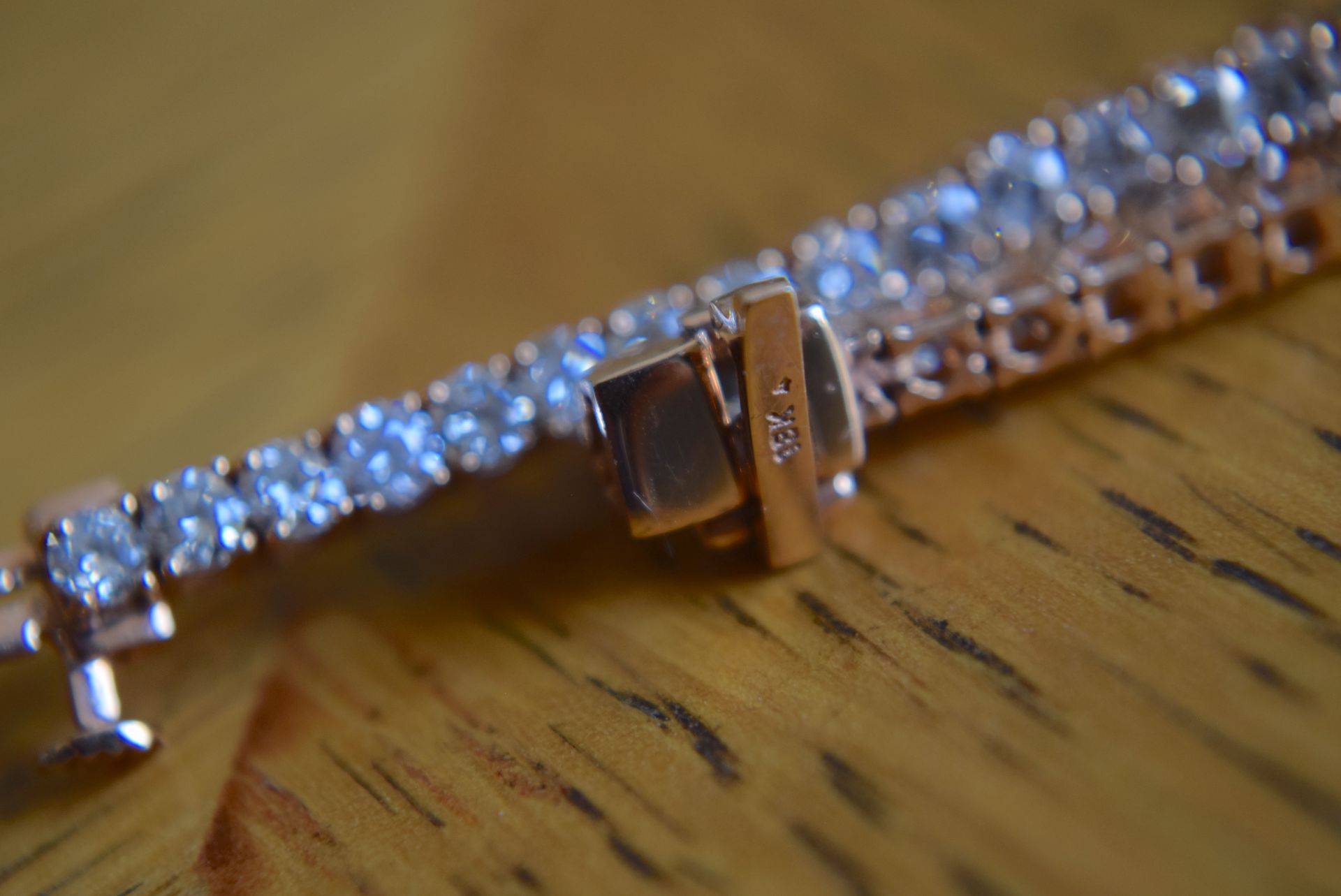 5ct Diamond (Approx) 18k Rose Gold Bracelet - Image 4 of 7