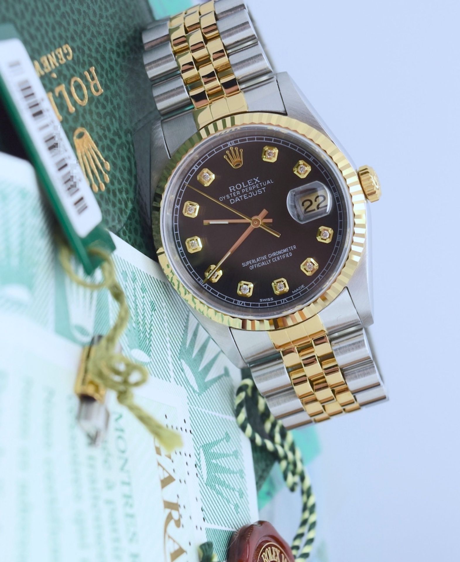 Full Set / Rolex Ref. 16233 Datejust *HD VIDEO INCLUDED* - 36mm, 18ct Yellow Gold/ Steel - Image 4 of 22